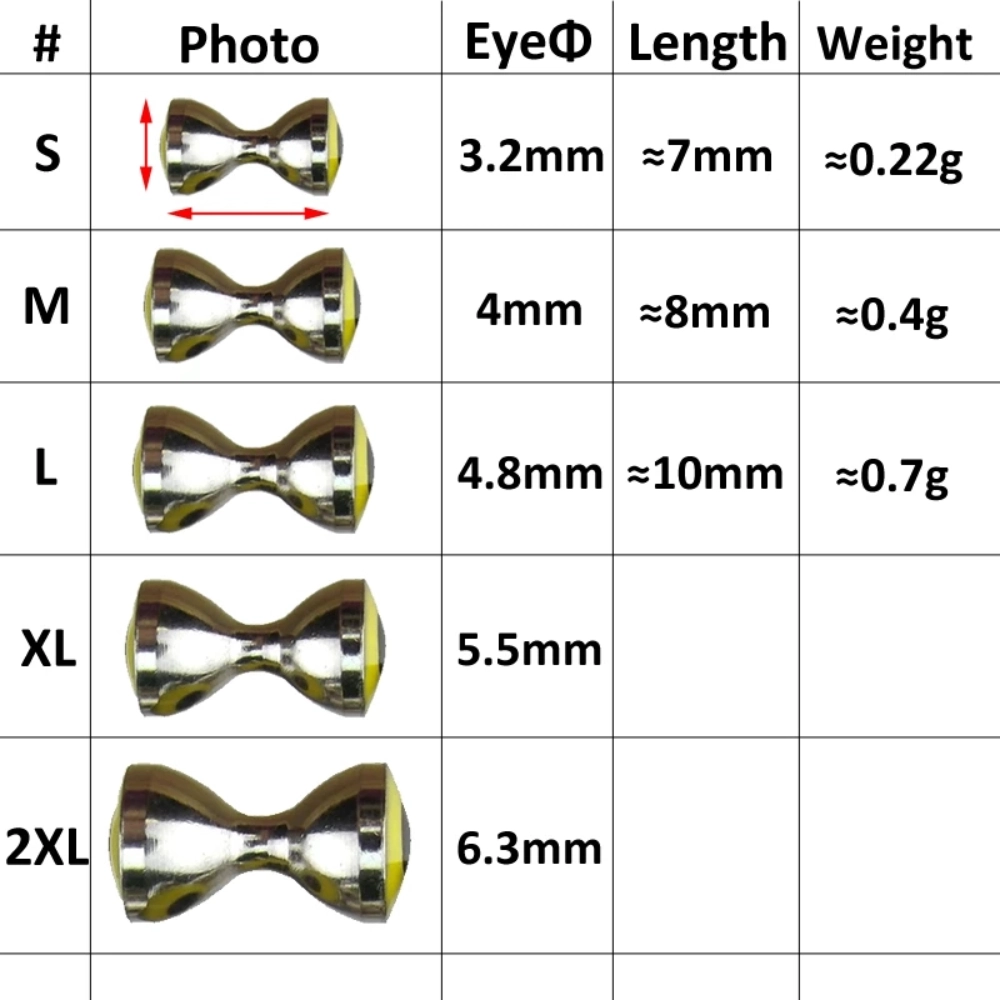 3D Realistic Solid Dumbbell Fish Eyes Fly Tying Materials